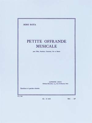 Nino Rota: Petite Offrande Musicale