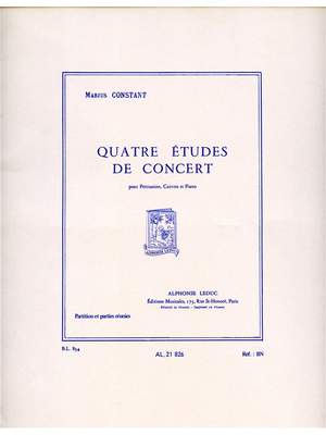 Marius Constant: Marius Constant: 4 Etudes de Concert