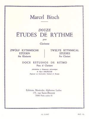 Marcel Bitsch: 12 Études De Rythme