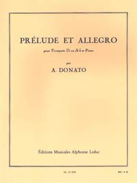 Anthony Donato: Prélude Et Allegro (Trumpet)