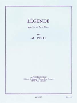Poot: Legende Cor En Fa Et Piano