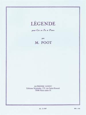 Poot: Legende Cor En Fa Et Piano