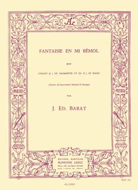 Jaques Barat: Fantasie en Mi bémol