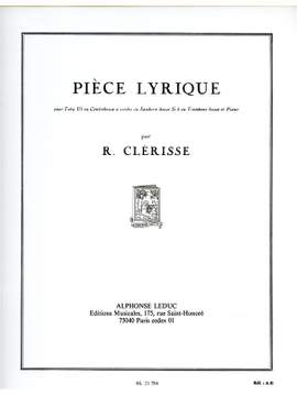 Robert Clerisse: Pièce Lyrique
