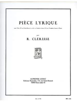 Robert Clerisse: Pièce Lyrique