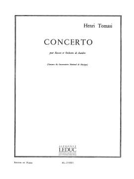 Henri Tomasi: Concerto pour Basson et Orchestre de chambre
