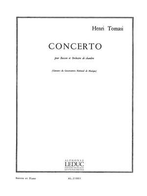 Henri Tomasi: Concerto pour Basson et Orchestre de chambre