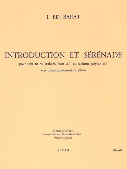 Jacques Barat: Introduction Et Serenade