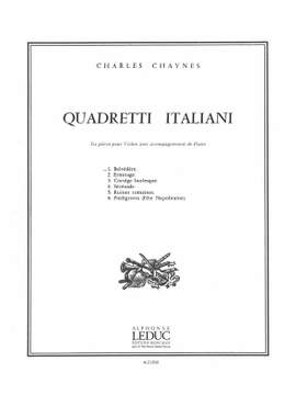 Charles Chaynes: Quadretti italiani No.1 - Air de Salome