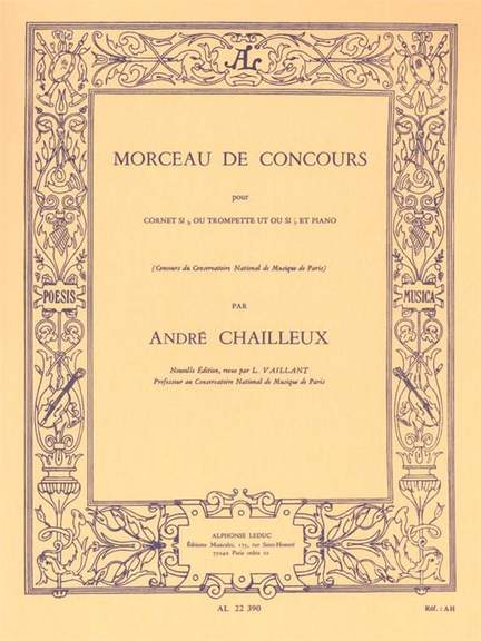 André Chailleux: Morceau De Concours