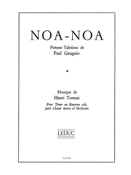 Henri Tomasi: Noa-Noa