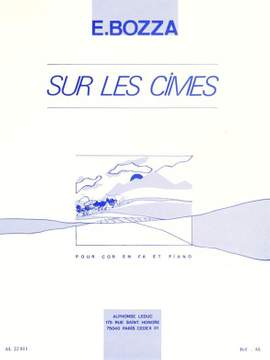 Eugène Bozza: Sur les cimes pour cor et piano