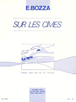 Eugène Bozza: Sur les cimes pour cor et piano