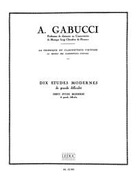 Agostino Gabucci: 10 Etudes Modernes