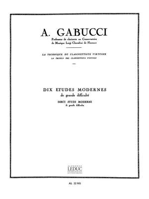 Agostino Gabucci: 10 Etudes Modernes