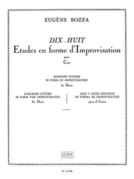 Bozza: 18 Etudes en Forme d'Improvisations