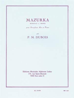 Pierre-Max Dubois: Mazurka