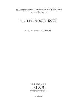 René Berthelot: Choeurs en 5 Minutes No.6 - Le Retour du Roi