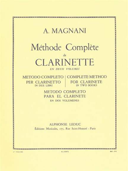 Aurelio Magnani: Méthode complète Vol.1