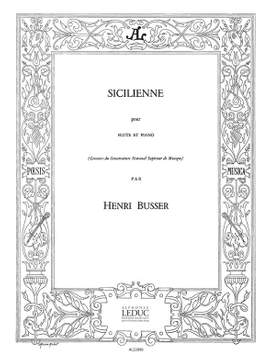 Henri Büsser: Sicilienne