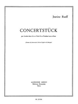 Jeanine Rueff: Konzertstück (C or B flat) (Tuba & Piano)