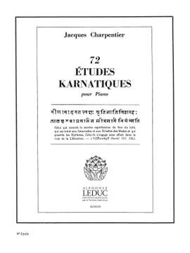 Jacques Charpentier: 73 Études Karnatiques Cycle 04