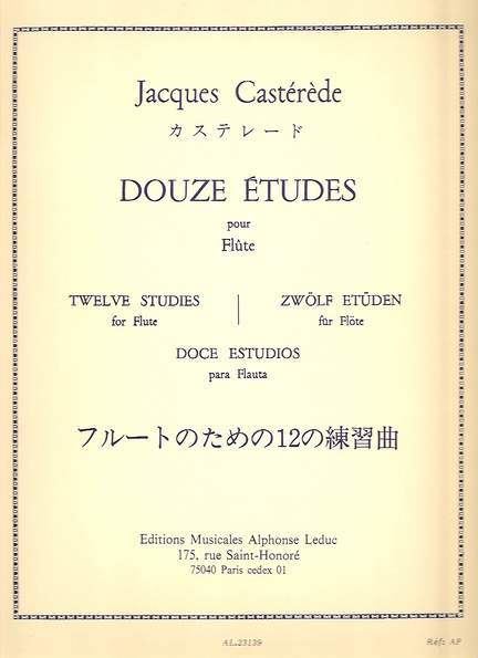 Jacques Castérède: 12 Etudes