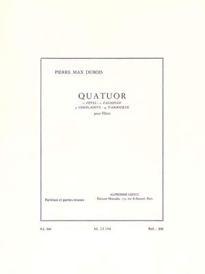 Pierre-Max Dubois: Quatuor Pour Flûtes