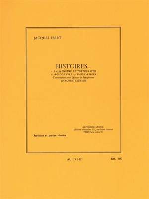 Jacques Ibert: Histoires - 3 Pièces