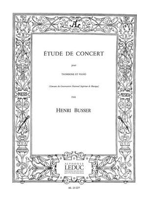 Henri Büsser: Etude De Concert