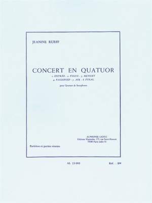 Jeanine Rueff: Concert En Quatuor