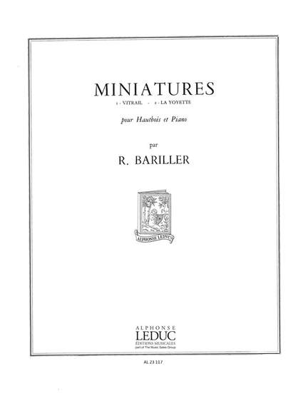 Robert Bariller: Miniatures