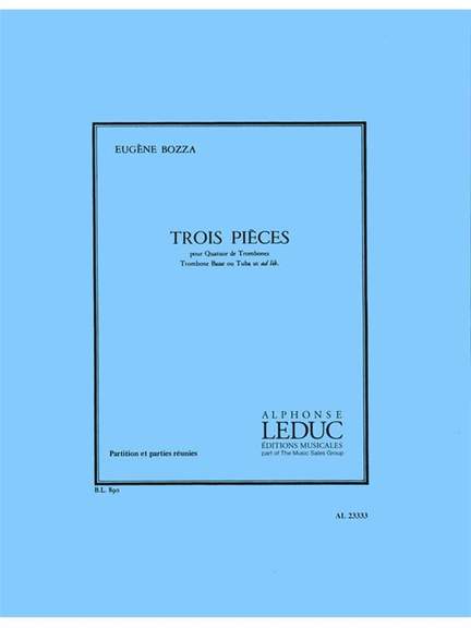 Eugène Bozza: 3 Pièces