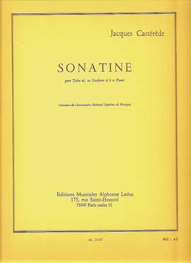 Jacques Castérède: Sonatine pour tuba et piano