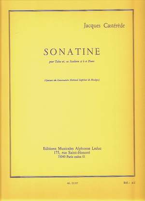 Jacques Castérède: Sonatine pour tuba et piano