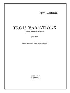 Pierre Cochereau: 3 Variations sur un Theme chromatique