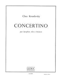 Krumlovsky: Concertino -Saxo Et Orchestre