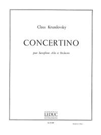 Krumlovsky: Concertino -Saxo Et Orchestre