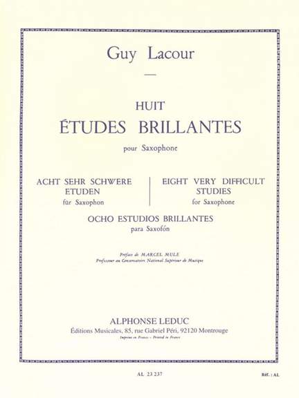 Guy Lacour: 8 Studi Brillanti