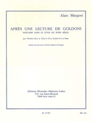 Alain Margoni: Après Une Lecture De Goldoni