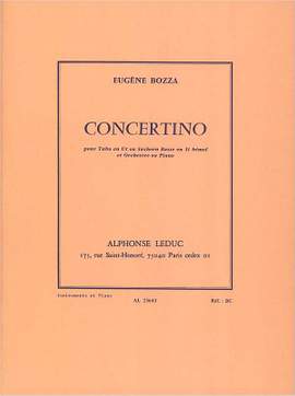 Eugène Bozza: Concertino