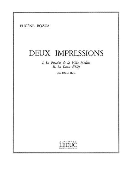 Eugène Bozza: 2 Impressions