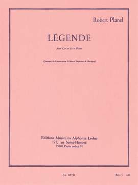 Robert Planel: Legende Cor En Fa Et Piano