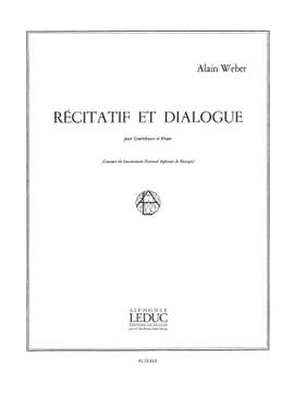 A. Weber: Récitatif et Dialogue