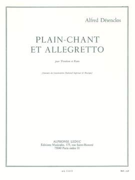 Alfred Desenclos: Plain-Chant Et Allegretto