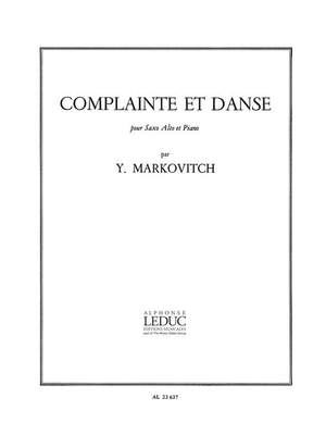 Ivan Markovitch: Complainte Et Danse