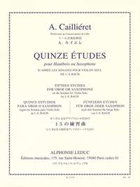 André Cailliéret: 15 Études pour Hautbois ou Saxophone