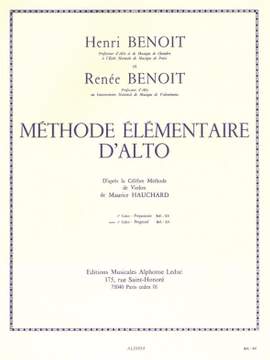 Henri Benoît_Renée Benoît: Méthode élémentaire d'alto Vol. 2