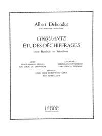 Albert Debondue: 50 Etudes-Déchiffrages