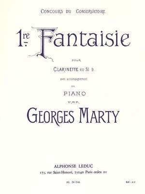 Georges Eugène Marty: Fantaisie No.1 For Clarinet And Piano